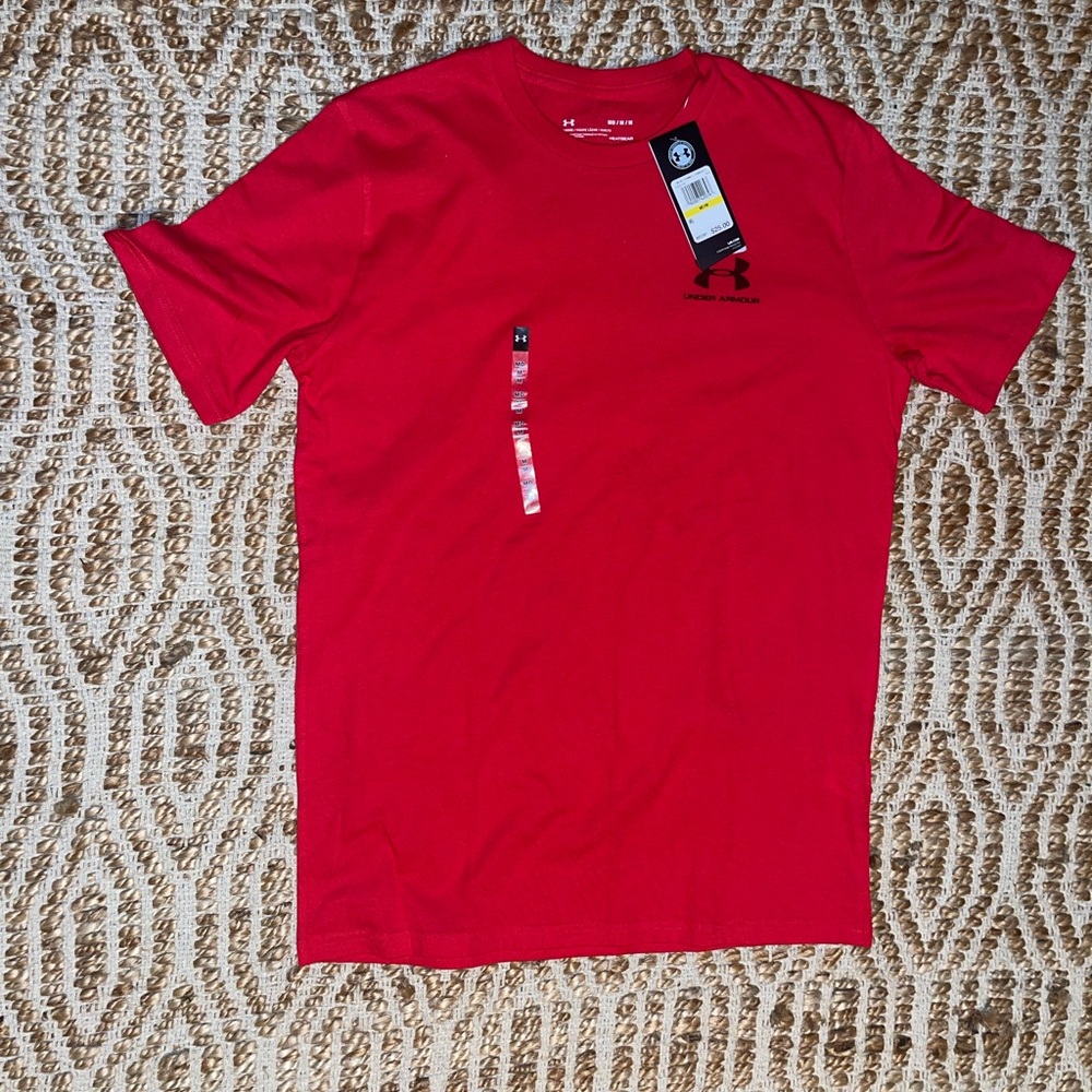 Under Armour Men's Vibrant Red Short Sleeve Tee